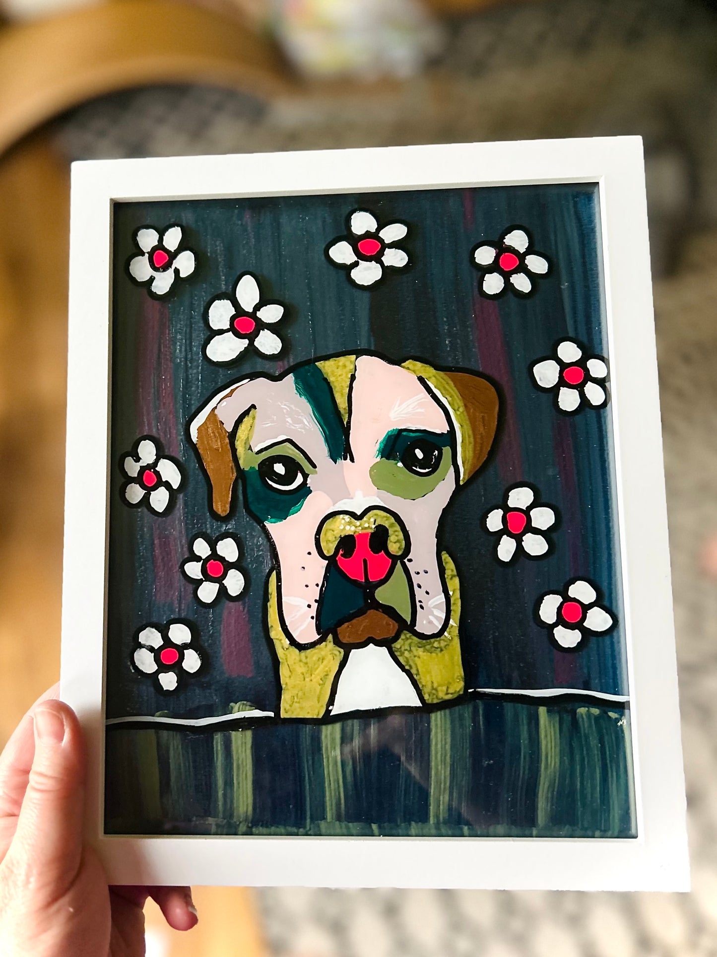 Custom Colorful Pet Portrait